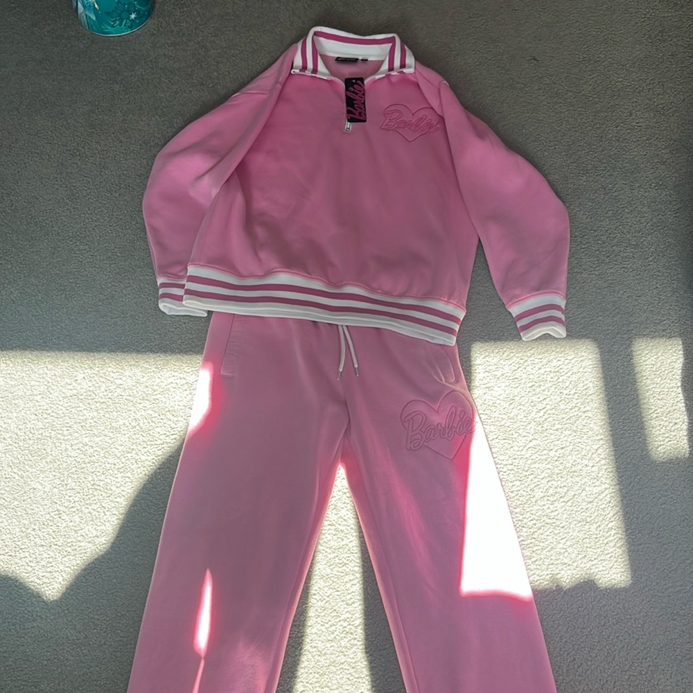 Pink Barbie Sweatsuit
